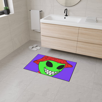 Smile Happy Happiness Alien Alfombra de piso resistente