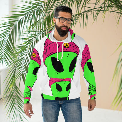 Tatuaje Cuerpo Mítico Scifi Alien AOP Sudadera con capucha unisex 