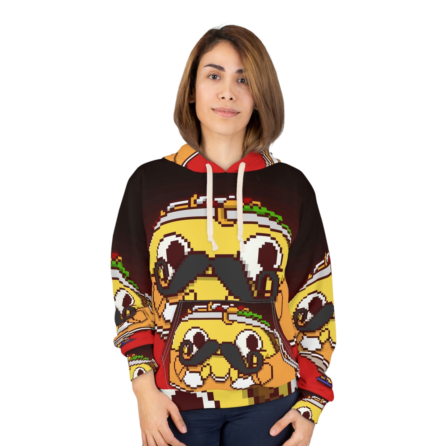 Karate Ninja Taco AOP Unisex Pullover Hoodie