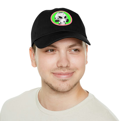 Alien LOL Visitor Dad Hat with Leather Patch (Round)