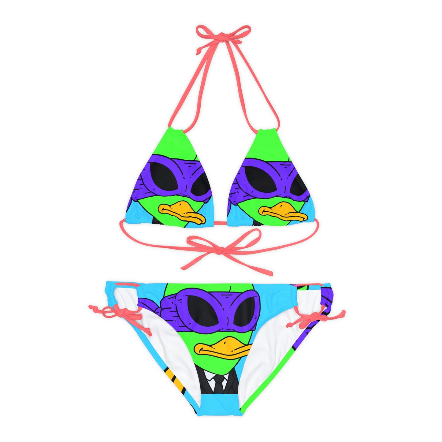 Visitor 751 Alien Strappy Bikini Set