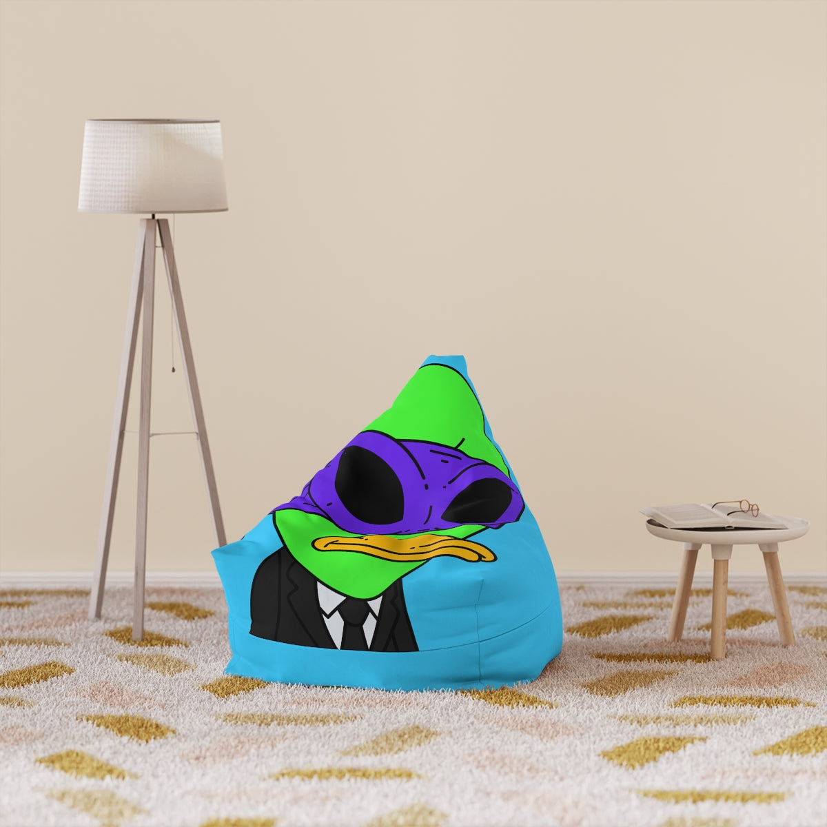 Alien Visitor 751 Bean Bag Chair Cover