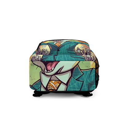 Mochila retro Synthwave Shiba Inu - Poliéster duradero, liviano e impermeable con correas ajustables - Artículo de coleccionista de NYSE