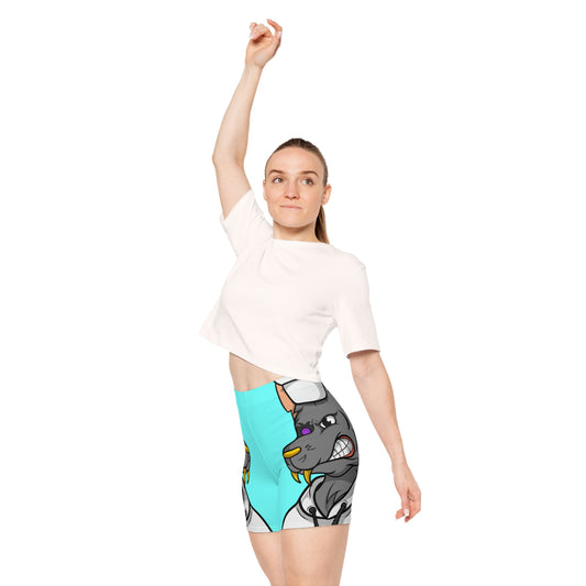 Pantalones cortos moteros para mujer Chief Chef Cook Wolf Werewolve Cyborg 