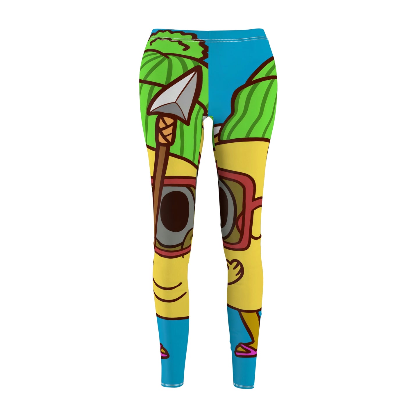 Tribal Taco Women's Cut & Sew Casual Leggings