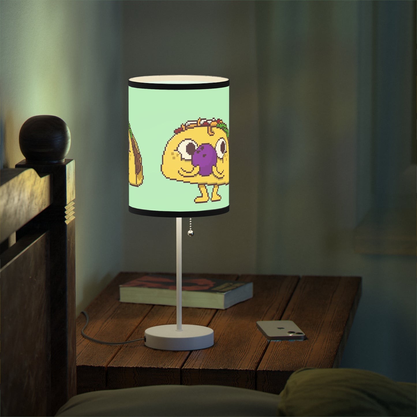 Bowling Ball Strike Taco Lamp on a Stand, US|CA plug