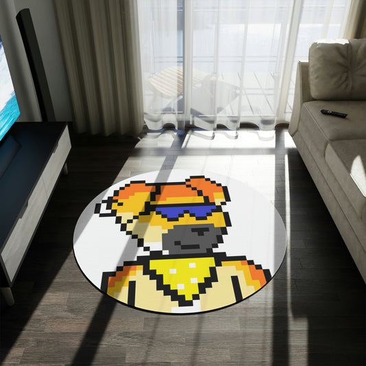 Puppy Dog Lifestyle Round Rug