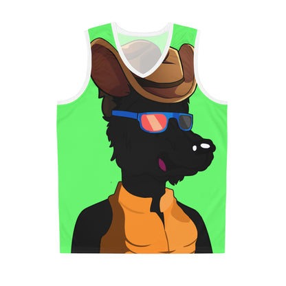 Cowgirl Wolf Cyborg Wolve Basketball Jersey