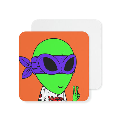 Purple Ninja Peace Visitor Jersey Alien Coasters (50, 100 pcs)