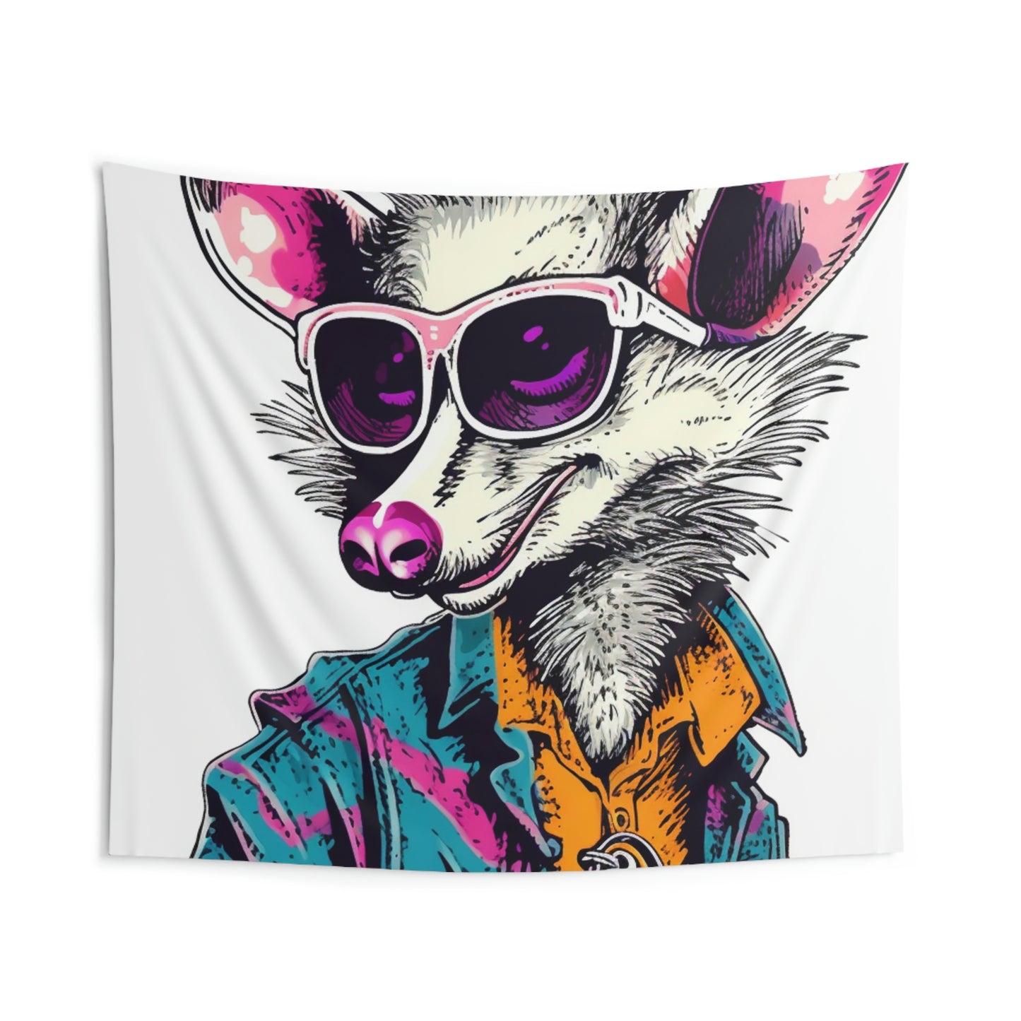 Opossum Artist Fashion Style Indoor Wall Tapestries