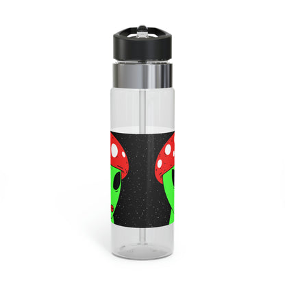 Mushroom Head Green Alien Visitor w/ Red Lips Kensington Tritan™ Sport Bottle, 20oz