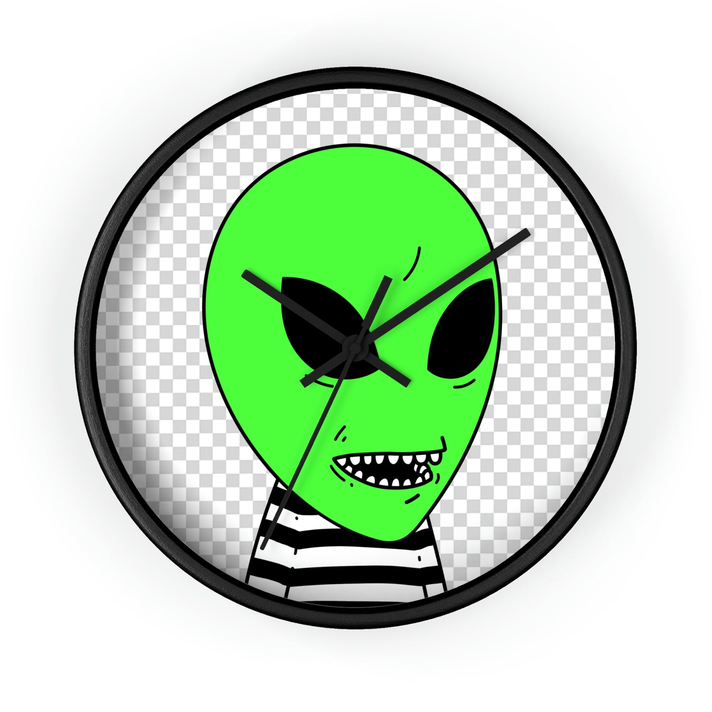 Clean Teeth Toothy Alien Wall clock