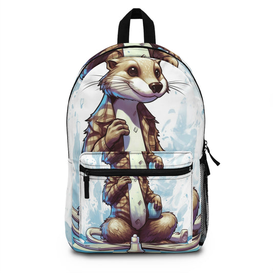 Otter Chess Game Grand Master Player Graphic Backpack