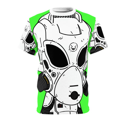 The Lol Visitor Alien Galactic Futuristic Robot Unisex AOP Cut & Sew Tee