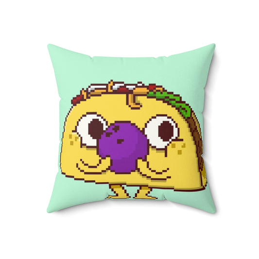 Taco Pro Bowler Spun Polyester Square Pillow