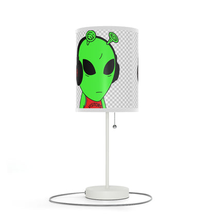 Alien Music Headphone Podcast Character Visitor Lamp on a Stand, US|CA plug