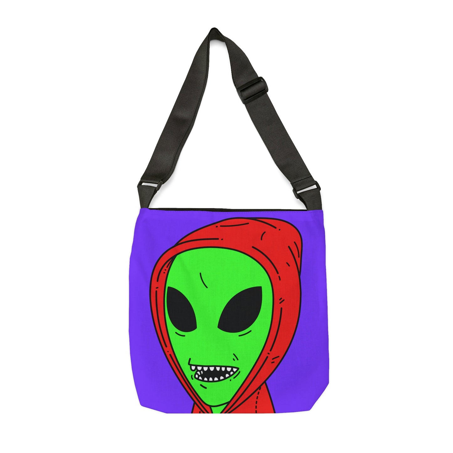 Alien Anon Visitor Adjustable Tote Bag (AOP)