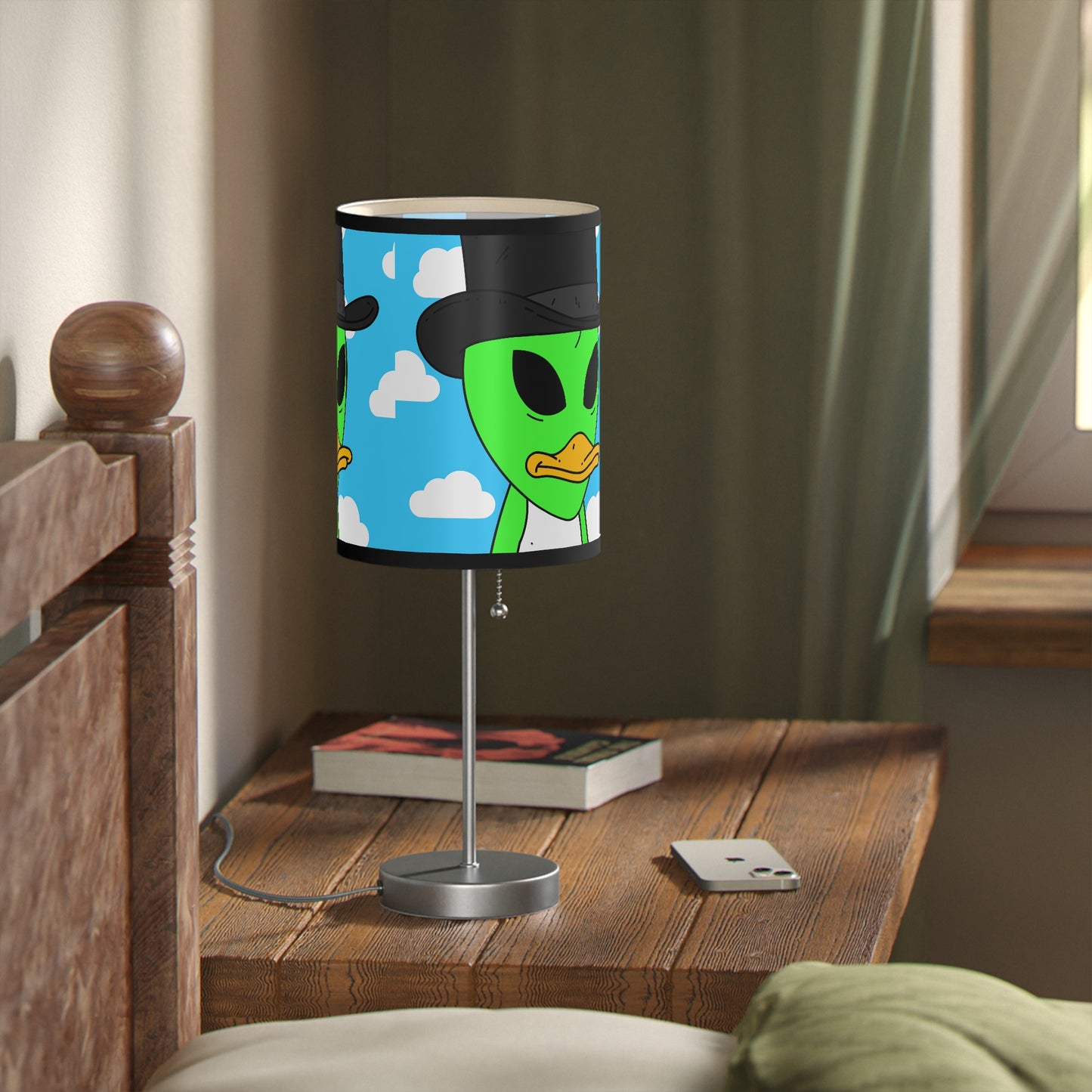 Screwdge Duck Top Hat Alien Sky Cloud Lamp on a Stand, US|CA plug