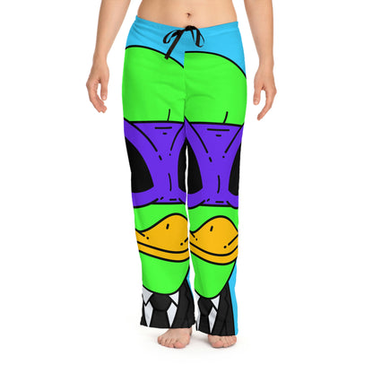 Alien Visitor 751 Women's Pajama Pants (AOP)