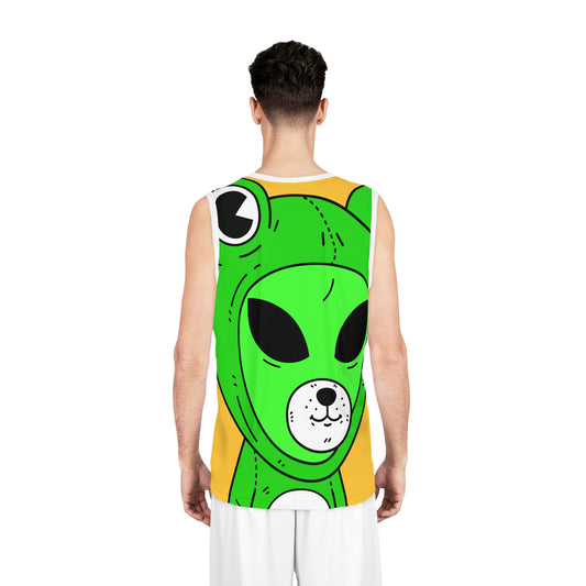 Camiseta de baloncesto para visitantes Frog Alien (AOP) 