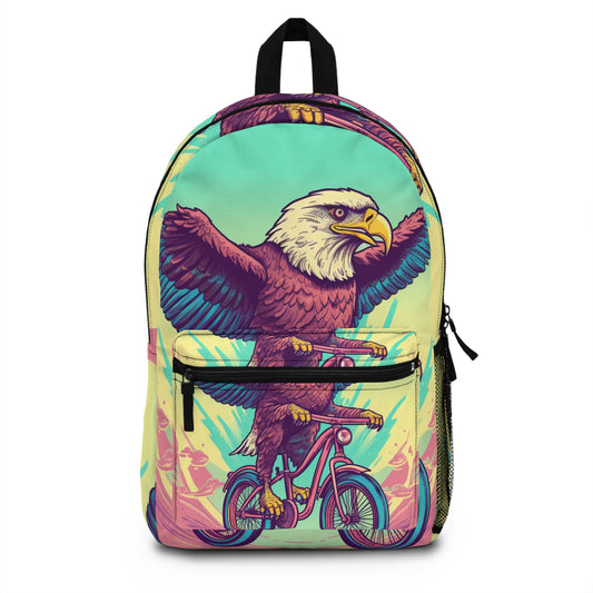 Bicycle Bike American Eagle Biker Graphic Backpack