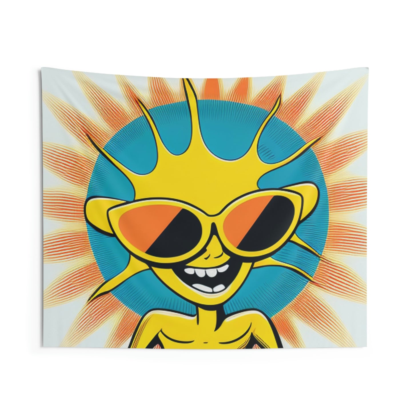 Alien Sunshine Anime Cartoon Style Indoor Wall Tapestries