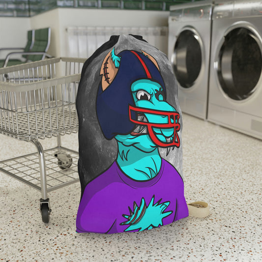 Foot Ball Full Moon American Werewolve Wolf Cyborg Laundry Bag