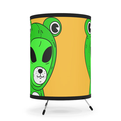 Lámpara trípode con personaje alienígena equipada con Froggy Frog y pantalla impresa de alta resolución, enchufe EE. UU./CA 