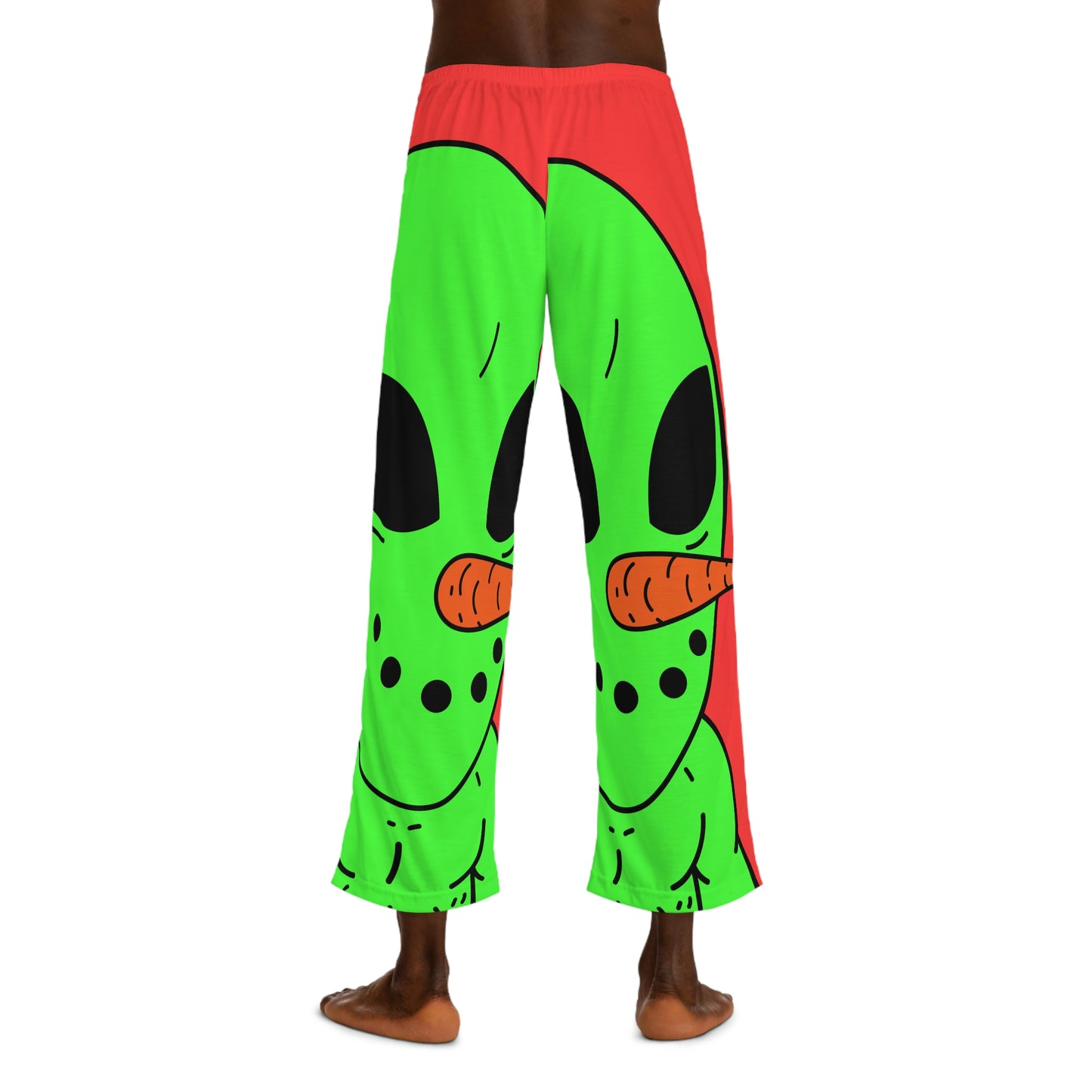 Alien Veggie Visi Vegetable Visitor Men's Pajama Pants (AOP)