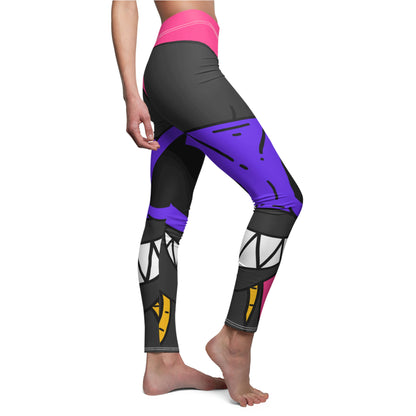 Dark Ninja Warrior Alien Visitor Cut & Sew Casual Leggings