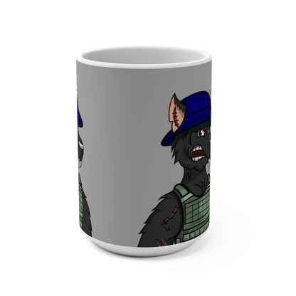 Wolf Army Vest Tatical Gear Werewolve Mug 15oz