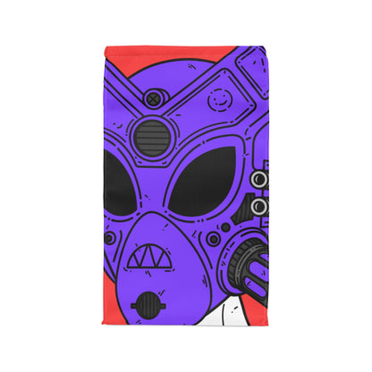 Jeff Shirt Tie Armored Purple Future Alien Cyborg Machine Visitor Polyester Lunch Bag