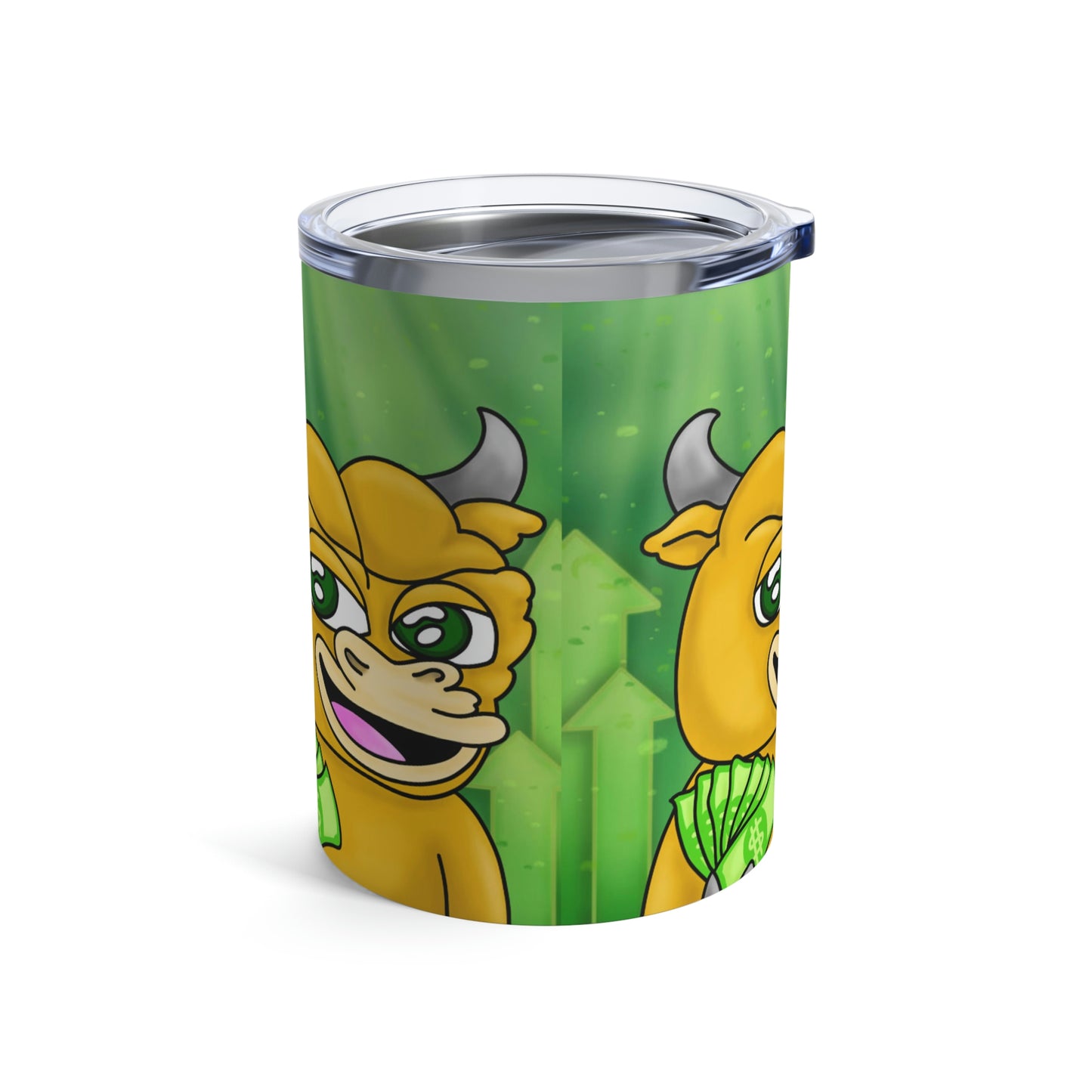 Bull Run Money Bear Market Graphic Tumbler 10oz