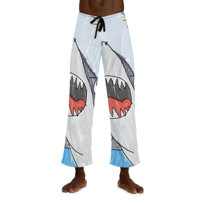 Shark Jaw Teeth Attack Ocean Sea Creature Men's Pajama Pants (AOP)