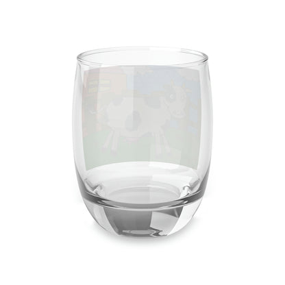 Cow Moo Farm Barn Animal Character Whiskey Glass