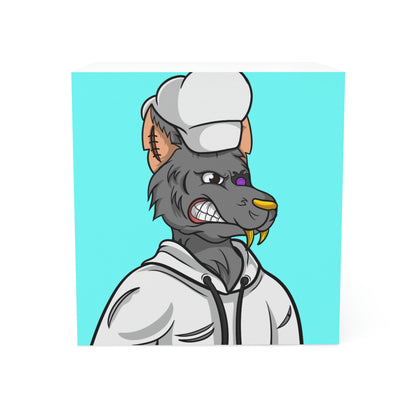 Chief Chef Cook Wolf Werewolve Cyborg Note Cube