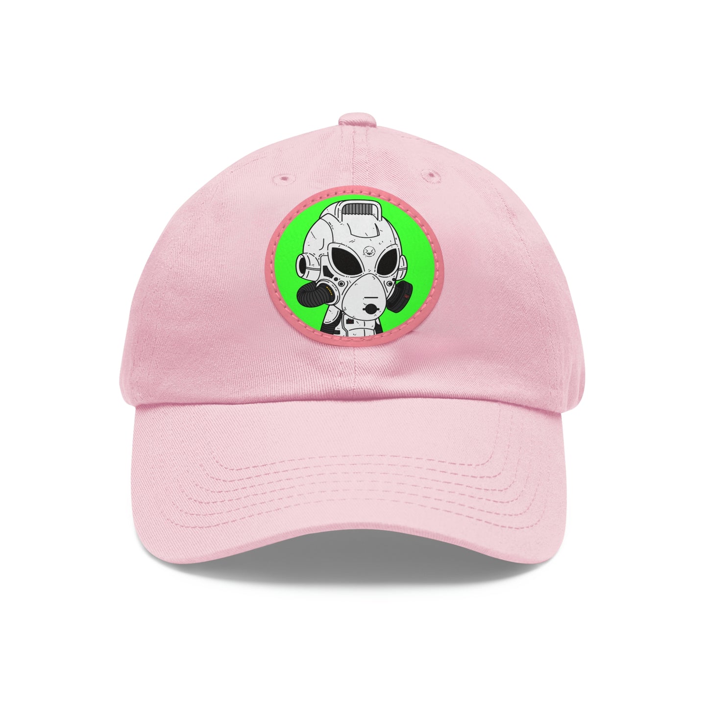 Alien LOL Visitor Dad Hat with Leather Patch (Round)