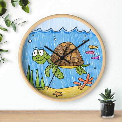 Reloj de pared Sea Turtle Beach Sand Ocean 