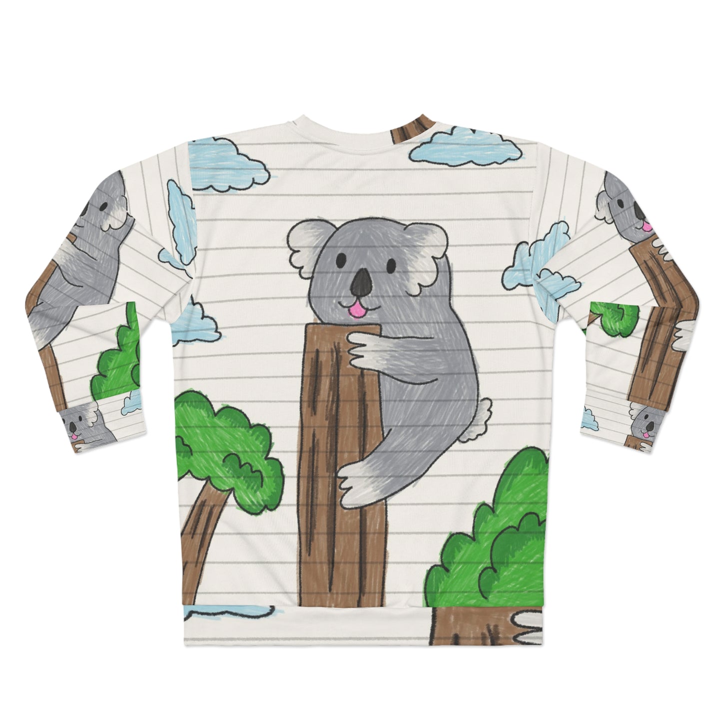 Sudadera unisex Koala Bear Animal Tree Climber AOP 