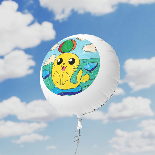 Seal Trick Marine Ocean Animal Sea Creature Mylar Helium Balloon