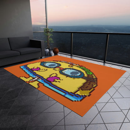 Swimming Floats Taco Character Swim Outdoor Rug