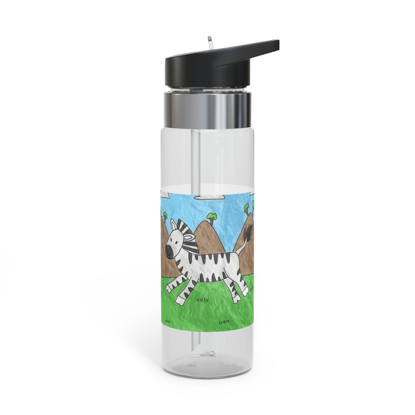 Zebra Graphic Hipster Zebra Animal Kensington Tritan™ Sport Bottle, 20oz