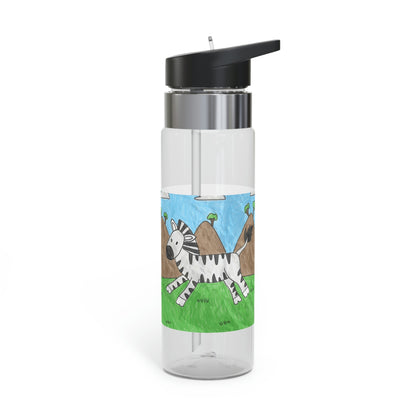 Zebra Graphic Hipster Zebra Animal Kensington Tritan™ Sport Bottle, 20oz