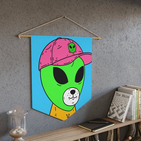 Green Alien Visitor Dog Bear Face Yellow V T Shirts Pink Visi Hat Pennant