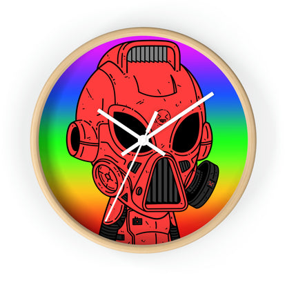 Pride Rainbow Robot Cyborg Alien Wall clock