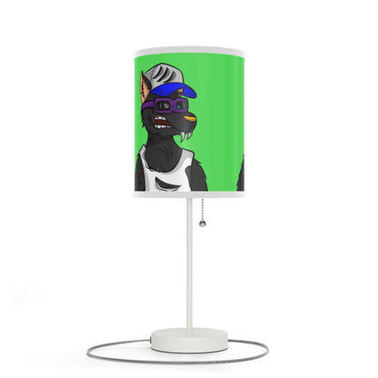 Trucker Truck Werewolf Wolf Gold Nose Digital Anime Lamp on a Stand, US|CA plug