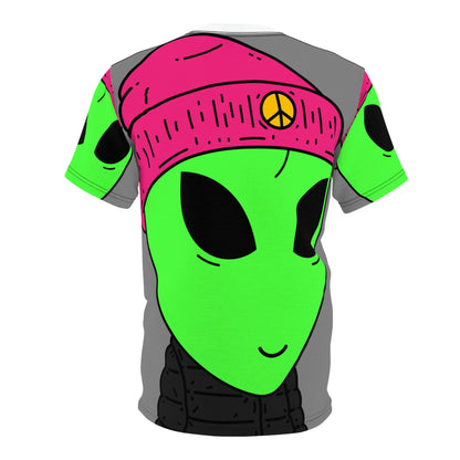 Visitante Alien Camiseta unisex AOP cortada y cosida 