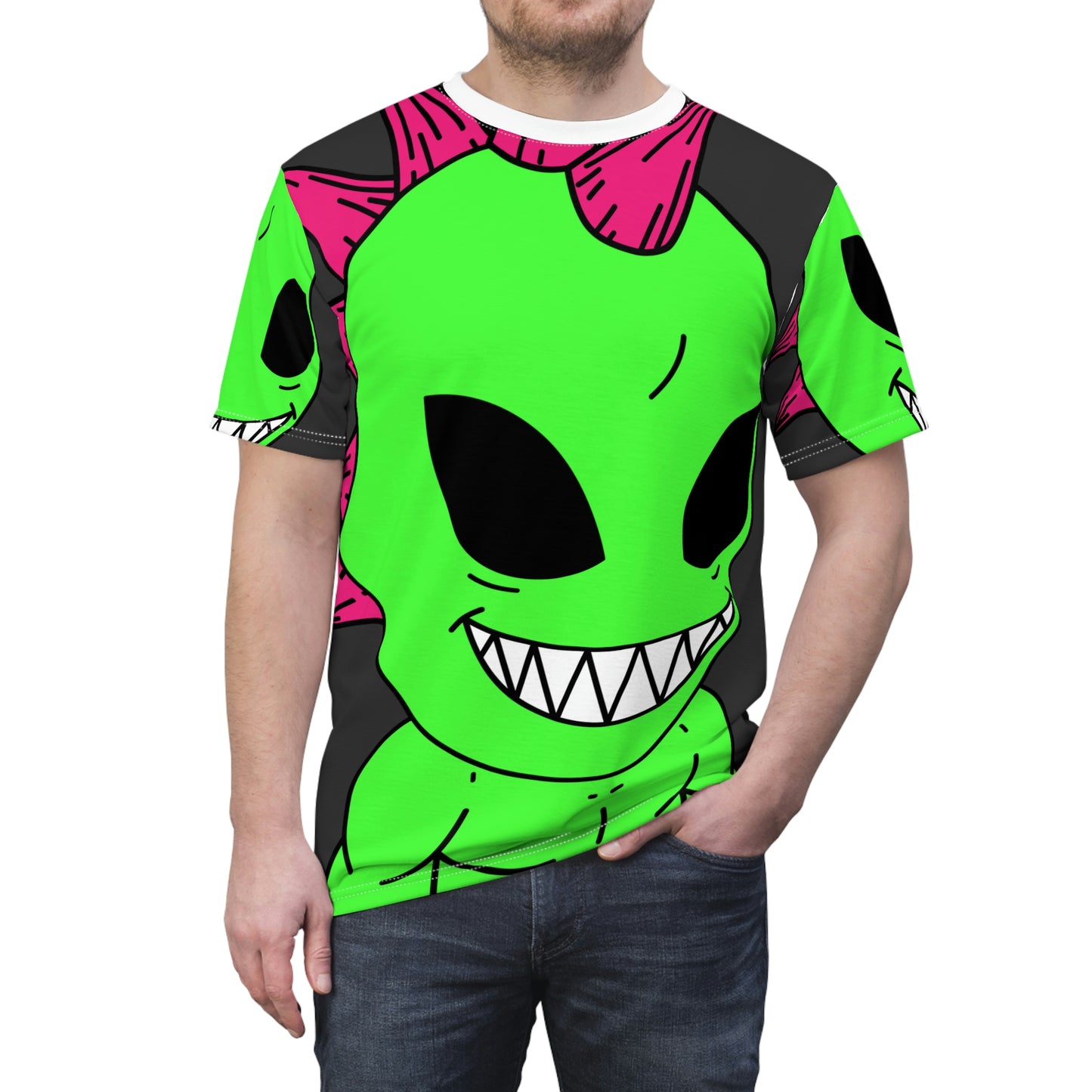 Alien Muscle Fit Body Strength Unisex AOP Cut & Sew Tee