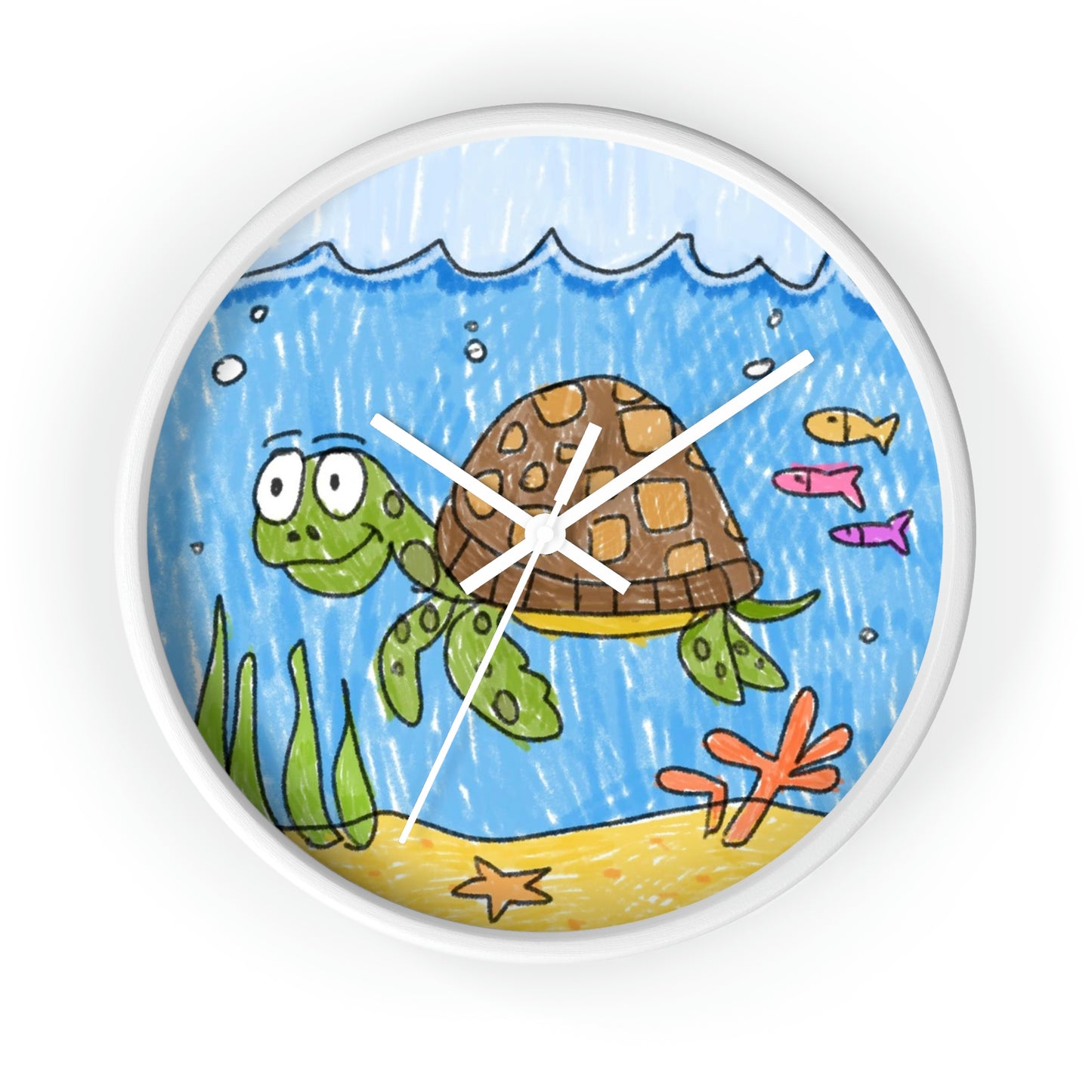 Reloj de pared Sea Turtle Beach Sand Ocean 