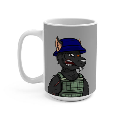 Wolf Army Vest Tatical Gear Werewolve Mug 15oz